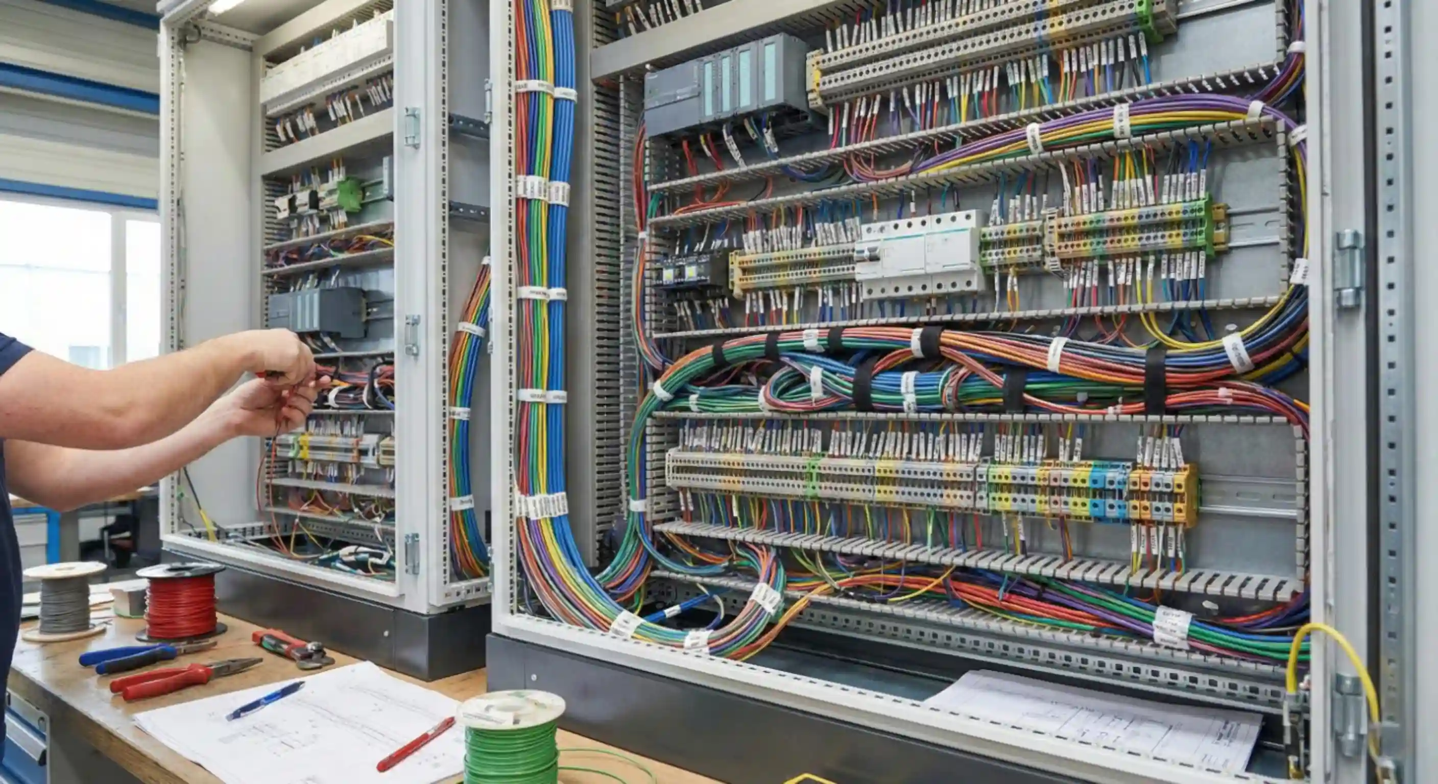 Profesjonalna Instalacja Elektryczna Elektryk EKPOL z Parzyc podczas montażu instalacji elektrycznej - profesjonalne usługi elektryczne z uprawnieniami SEP